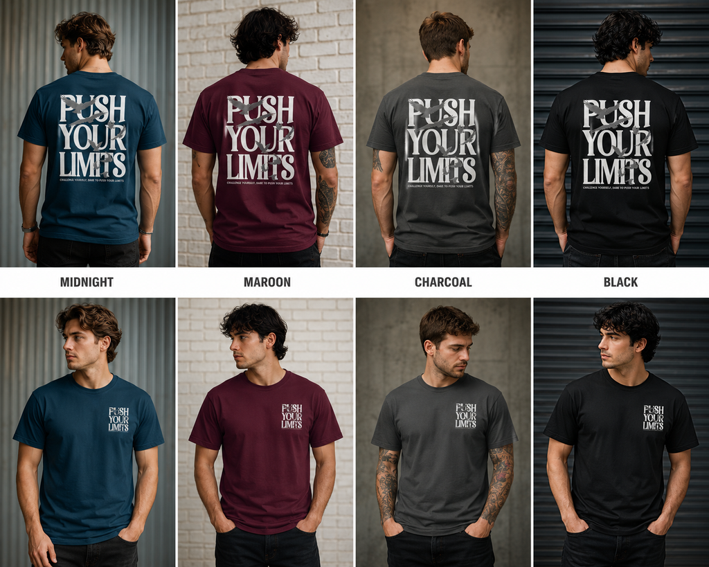 Push Your Limits Heavyweight Graphic Tee